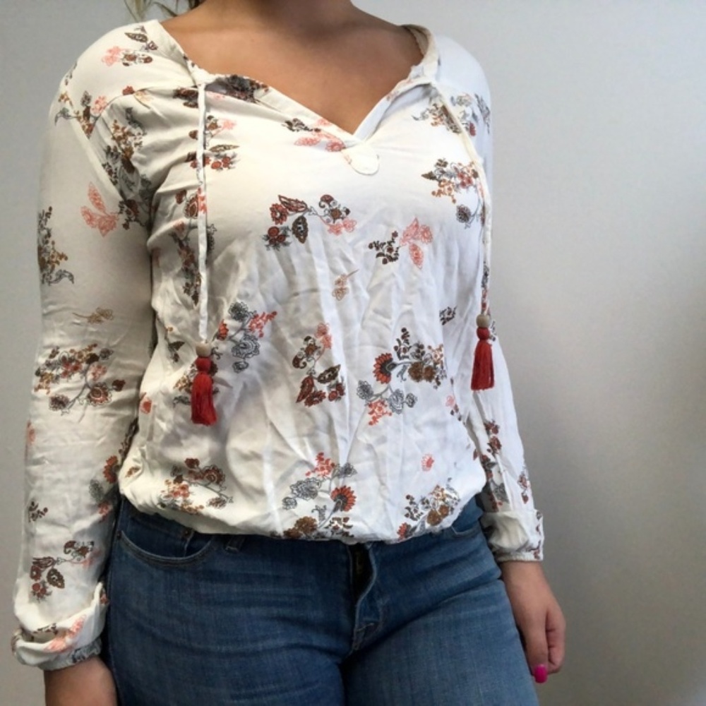 Element Eden Boho Floral Peasant Top  Size: Small